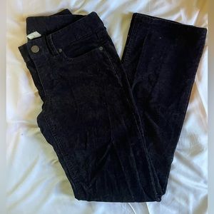 JCREW Black Corduroy Pants